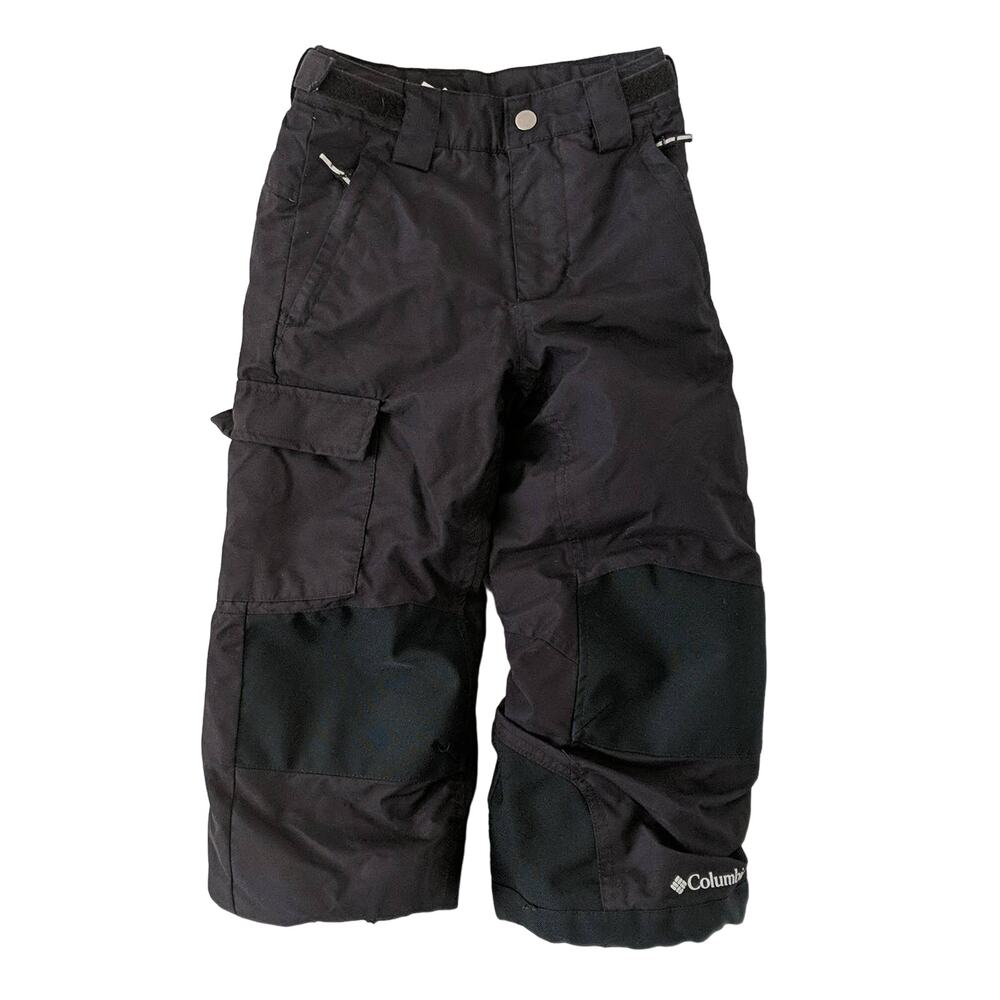 Columbia Kids Snow Pants Boy Girl Black Insulated Ski Winter Omni Heat XXS 4 5